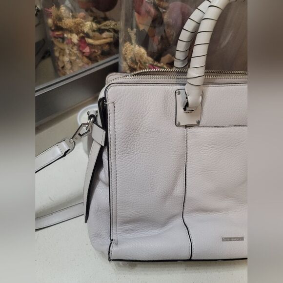 Rebecca Minkoff Borsa Bree Grey Handbag - Picture 2 of 11